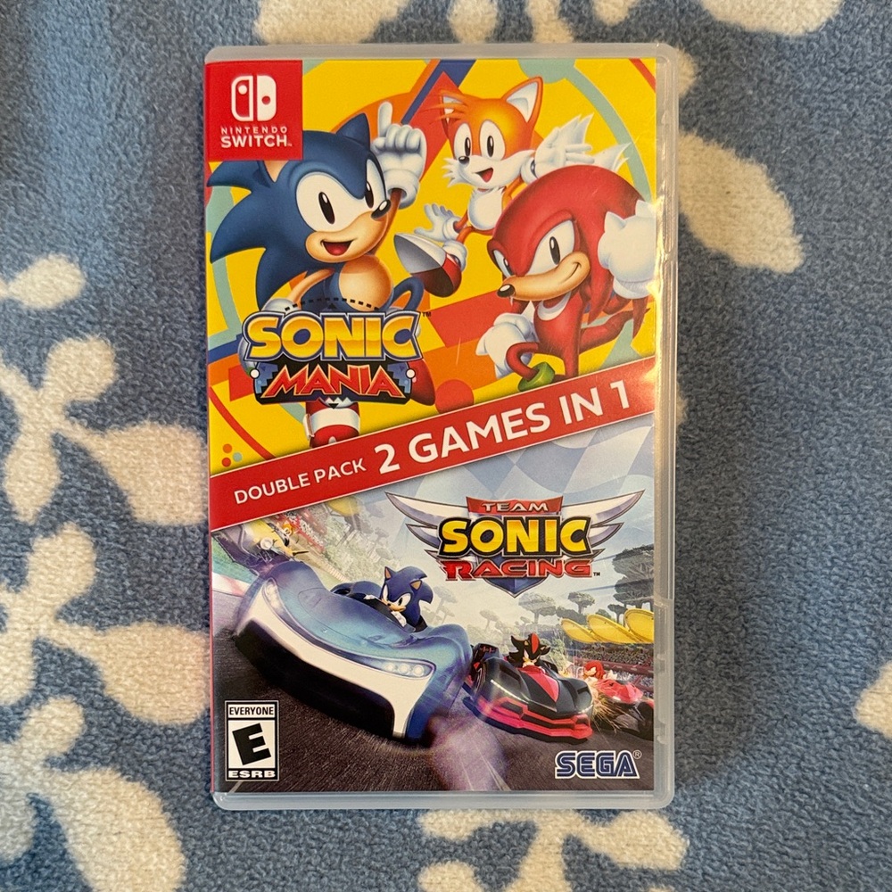 Nintendo Switch Game, 2-in-1 - Sonic Mania and Team Sonic Racing